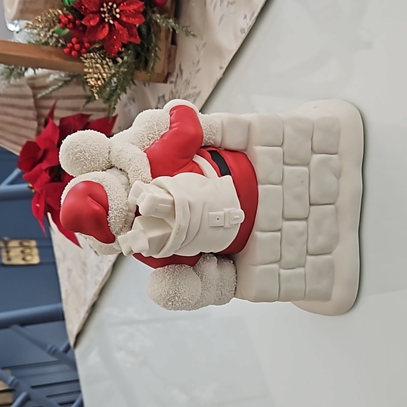 Vintage Dept 56 Snowbabies Guest Collection '..And We've Been Really Good' Santa - Picture 3 of 9